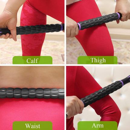 Muscle Roller Stick 18 Inch for Deep Tissue Massage and Myofascial Relief