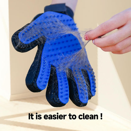 2-Pack Deshedding Gloves for Dogs & Cats – Grooming Mitts for Hair Removal & Bathing