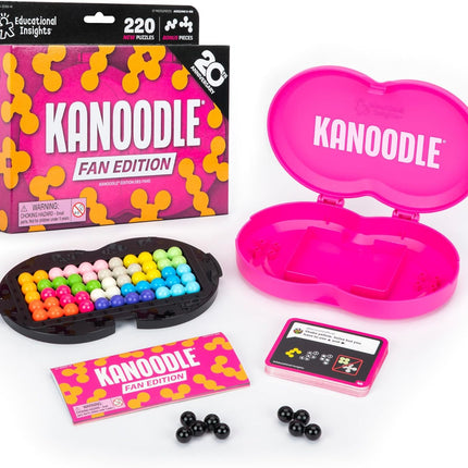 Kanoodle Fan Edition 20th Anniversary Magenta Brain Teaser Puzzle Game