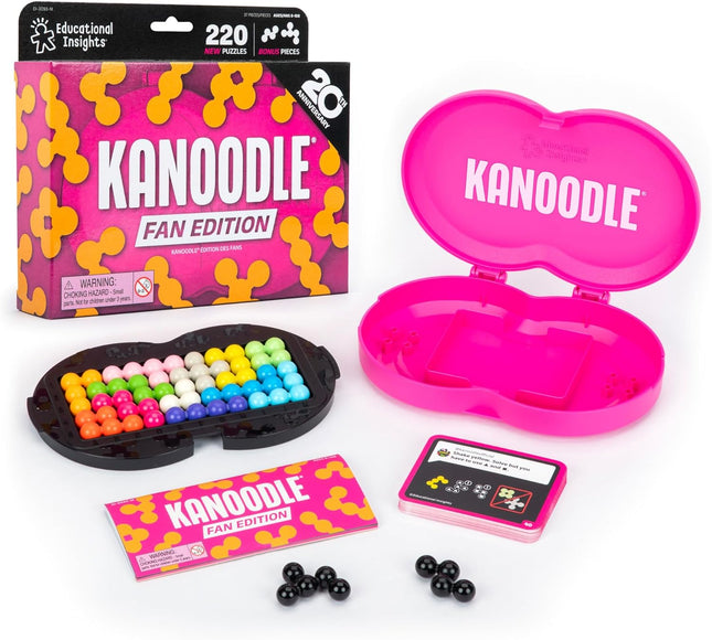 Kanoodle Fan Edition 20th Anniversary Magenta Brain Teaser Puzzle Game