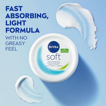 Soft Moisturizing Cream Face Body Hands Jojoba Oil Vitamin E 16 Oz Jar