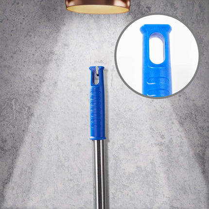 2 Head Cobweb Duster Kit, Telescoping Pole Corner Brush Ceiling Cleaner