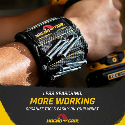 Magnetic Wristband – Strong Magnets, Adjustable Strap for Screws, Nails, Bits