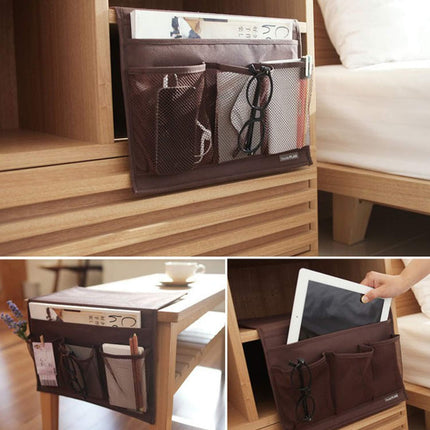 Bedside Storage Organizer – Caddy for Remote, Phone, Tablet & Accessories