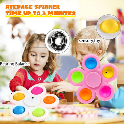 10-Pack Fidget Spinners for Kids – Fun Classroom Rewards & Birthday Party Favors