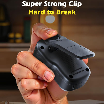 Clip-On Bluetooth Speaker Portable Wearable IPX6 Waterproof Yellow