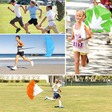 56-Inch Running Speed Training Parachute with Adjustable Belt and Carry Bag for Athletes