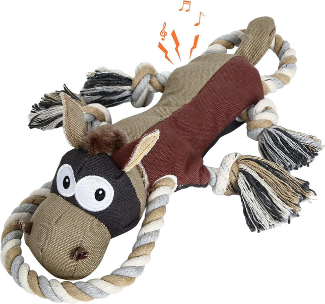 Tough Squeaky Dog Toys for Aggressive Chewers – Durable Chew Toys for Large Dogs