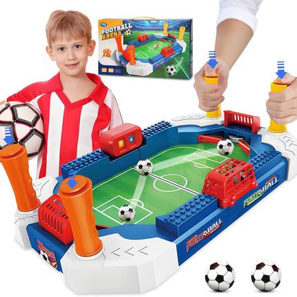 Mini Foosball Table Soccer Board Game for Kids, Indoor Family Party Sports Toy