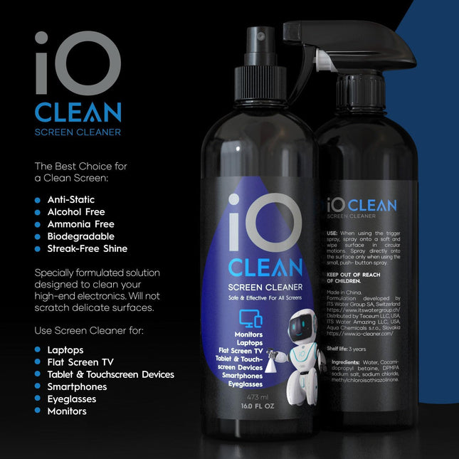 Large Screen Cleaning Kit 16oz for LCD OLED Monitor Tablet and Phone
