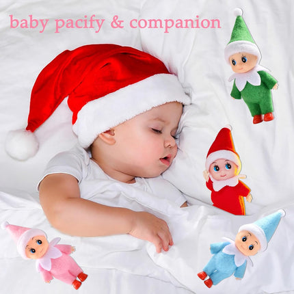 Tiny Elf Baby Doll – Mini Elf Girl/Boy Christmas Decoration & Stocking Stuffer Gift