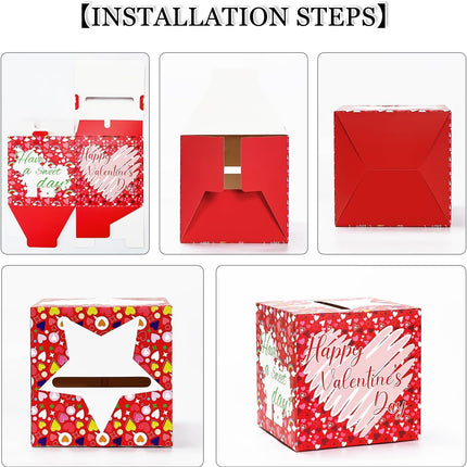 Valentine’s Cards Box for Kids: 30 Heart Cards & 5 Teacher Cards for Classroom Exchange