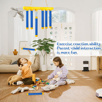 Reflex Drop Sticks Game with 3 Speed Modes for Reaction Training Fun