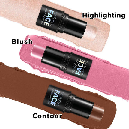 3-Piece Contour Stick Kit – Highlighter, Blush & Bronzer, Light-Medium