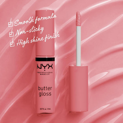 Makeup Butter Gloss Tiramisu Brown, Non-Sticky High Shine Lip Gloss
