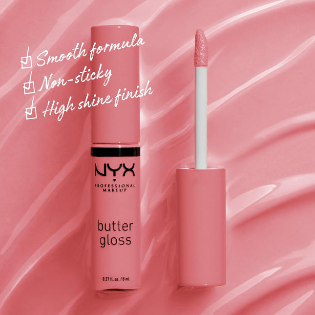 Makeup Butter Gloss Tiramisu Brown, Non-Sticky High Shine Lip Gloss