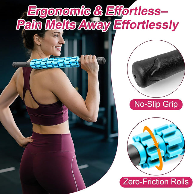 Muscle Roller Stick for Deep Tissue Massage, Legs & Muscle Recovery