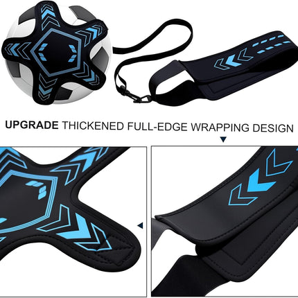 Soccer Kick Trainer Solo Football Training Belt Adjustable Ball Practice Aid