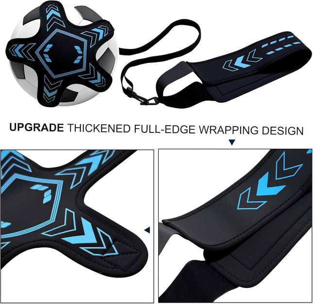 Soccer Kick Trainer Solo Football Training Belt Adjustable Ball Practice Aid