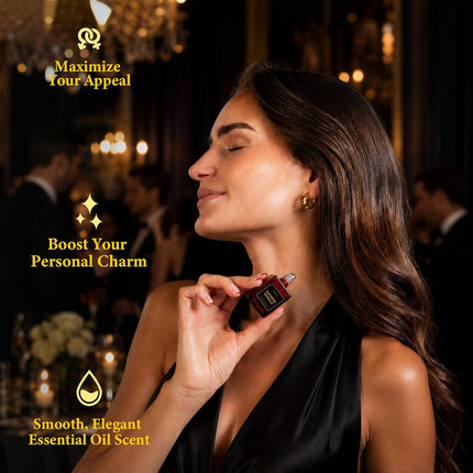 Saffron Vanilla Pheromone Perfume for Women, 10ml Long-Lasting Roll-On Fragrance
