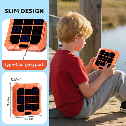 6-in-1 Electronic Tic Tac Toe Game – Portable Learning Toy for Kids & Adults