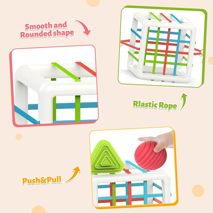 6-Pc Montessori Shape Toys – Early Learning & Development for Toddlers