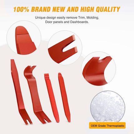 5 PCS Nylon Auto Trim Removal Tool Kit – No-Scratch Tools for Car Panel & Dashboard