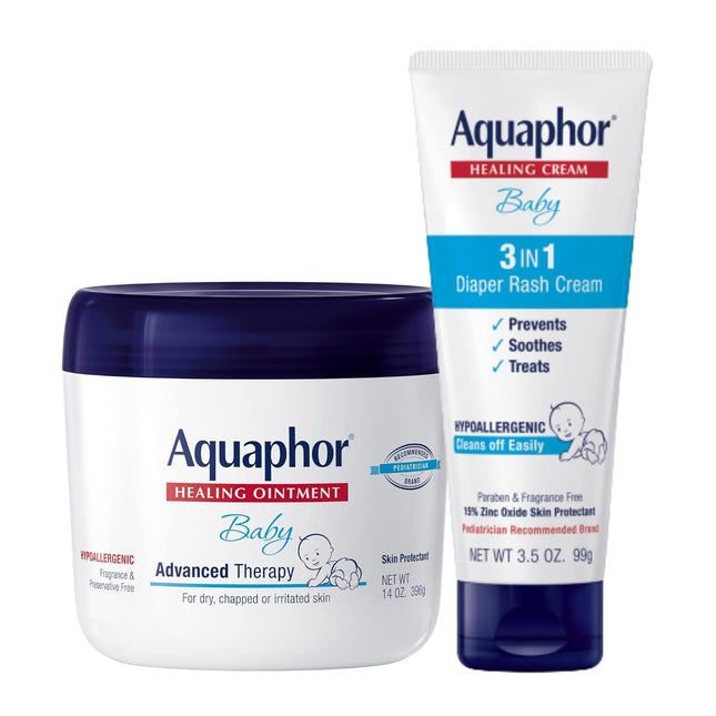 Baby Healing & Diaper Rash Cream Set – Hypoallergenic, Safe for Infants