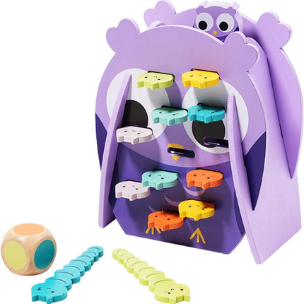 Owl Rescue Stacking Toy – Montessori Wooden Game for Kids & Family