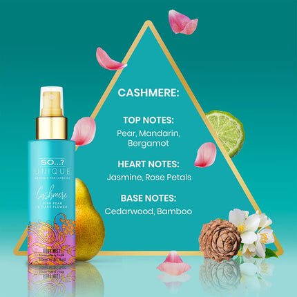 6-Pc Body Mist Set for Women, Fresh Floral & Sweet Scents, Travel Size Sprays