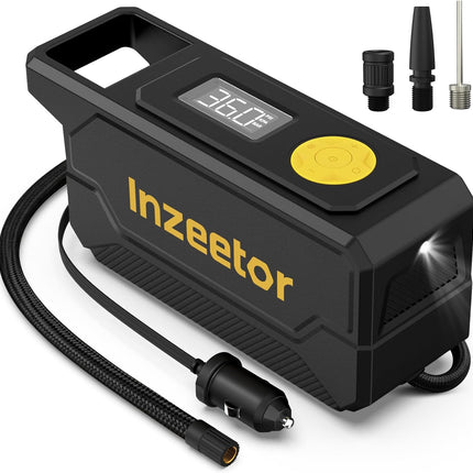 150 PSI Tire Inflator Portable Air Compressor, 12V Digital Auto Shutoff Pump