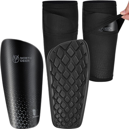 Football Shin Guards Kids Adults Protective Sleeves Soccer Training Gear