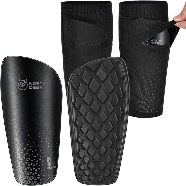 Football Shin Guards Kids Adults Protective Sleeves Soccer Training Gear