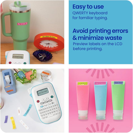 P-Touch PT-N10 Handheld Label Maker – Portable, Prints Personalized Color Labels