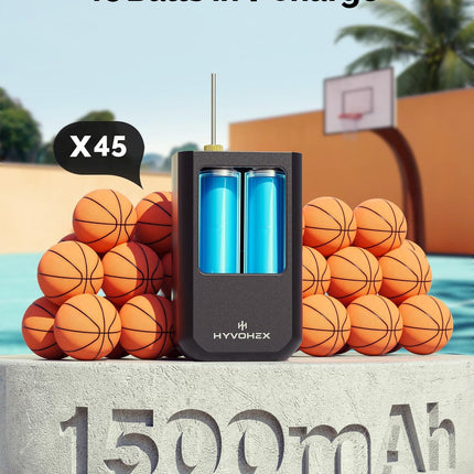 Electric Ball Pump with LED Display Auto Inflator for Soccer Basketball Balls