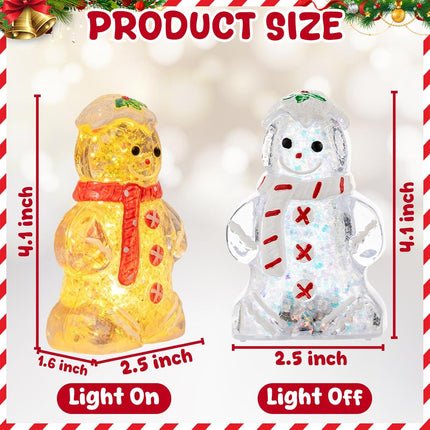 Christmas Gingerbread Man Figurines | Tabletop Decor & Holiday Gifts