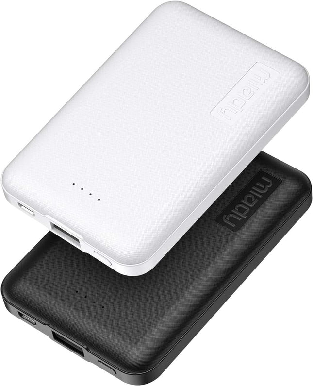 2 Pack 5000mAh Portable Charger Power Bank Dual USB Battery Pack Travel