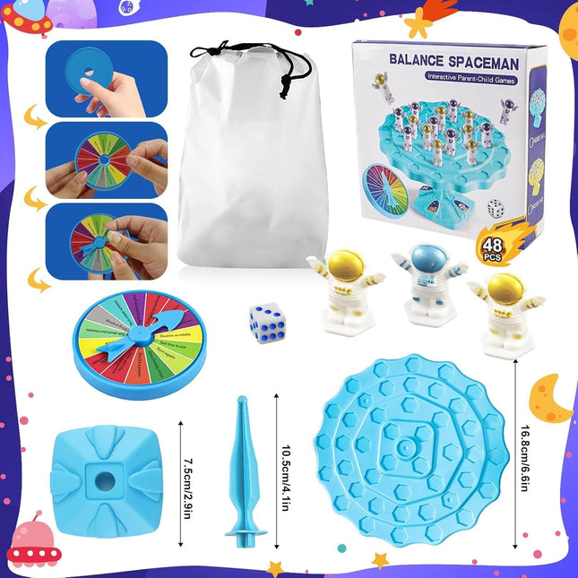Astronaut Balance Board Game Interactive Family Tabletop Game Ages 6+
