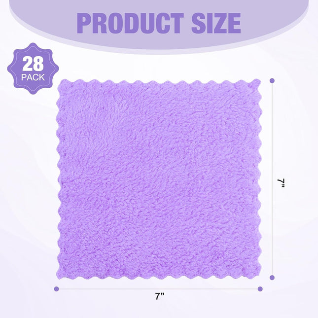28-Pc Facial Cleansing Towels – Super Soft, Absorbent Makeup Remover Cloths