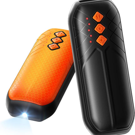 2-Pack AI Hand Warmers – 6000mAh Rechargeable Pocket Heater with LED