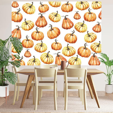Fall Pumpkin Backdrop 7x5ft – Baby Shower, Birthday, Photo Studio Props