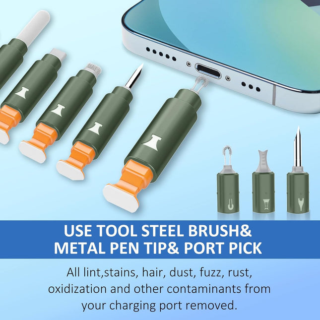 Cell Phone Cleaning Kit – iPhone, AirPods, Lightning Cable & Speaker Tools