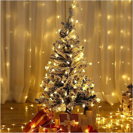 Star String Lights – 10Ft 20 LED Battery-Operated Fairy Lights, Waterproof for Indoor & Outdoor