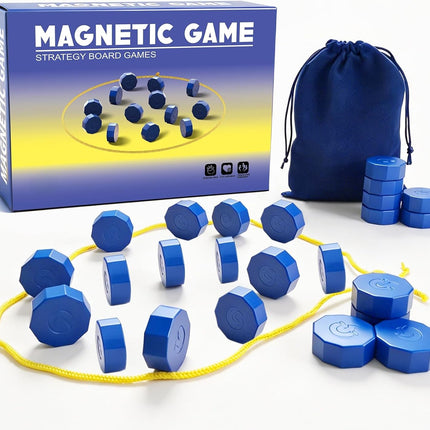 Magnetic Chess Game with String Puzzle Strategy Board Game for Family Fun
