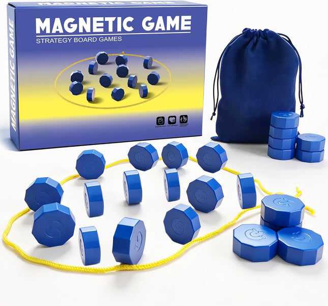 Magnetic Chess Game with String Puzzle Strategy Board Game for Family Fun