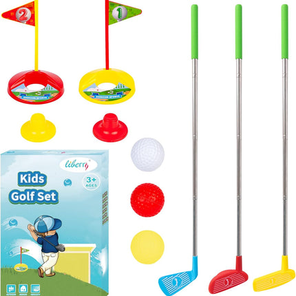 Toddler Golf Set – Retractable Clubs for Kids 2-5, Indoor & Outdoor Fun