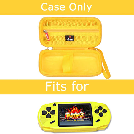 Yellow Hard Case for Beijue/TaddToy 16-Bit Handheld Game – Case Only