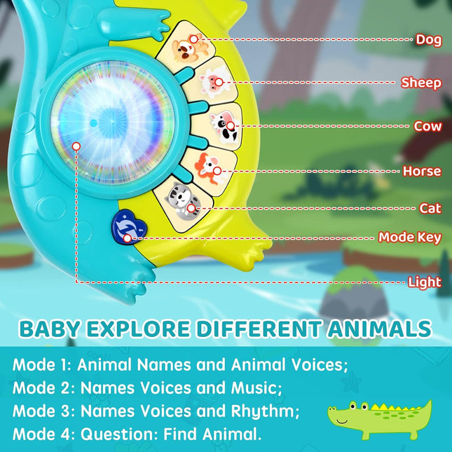 Marstone Toddler Musical Toy Piano Guitar for 1–3 Year Olds