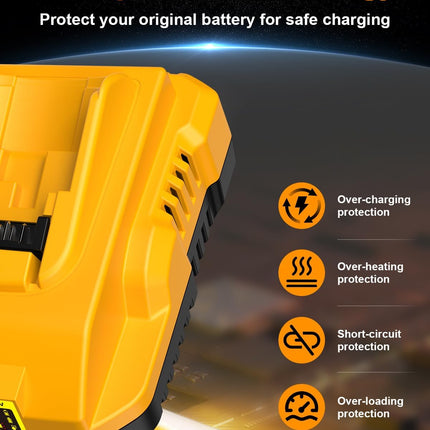 Dewalt DCB112 Charger Replacement Compatible with 12V & 20V Max Batteries