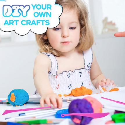 Air Dry Clay 32 Colors Modeling Clay Kit with Tools Safe Non Toxic Kids DIY Toy